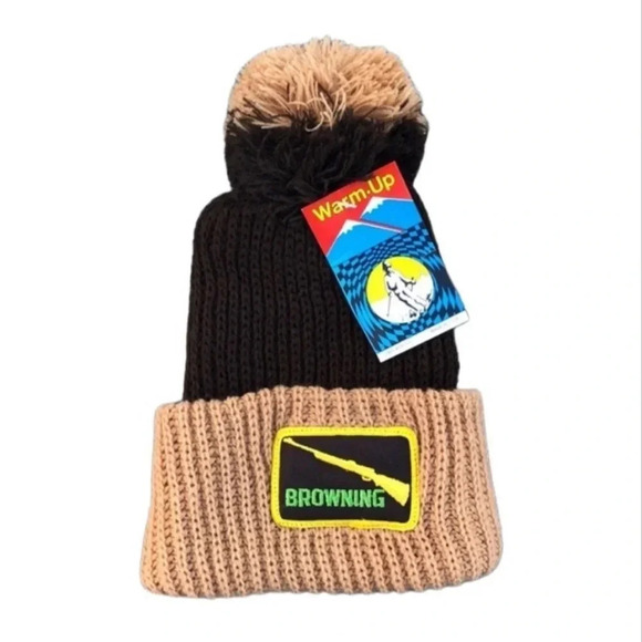 Unisex Vintage Knit Winter Ski Hat NWT - Picture 2 of 6